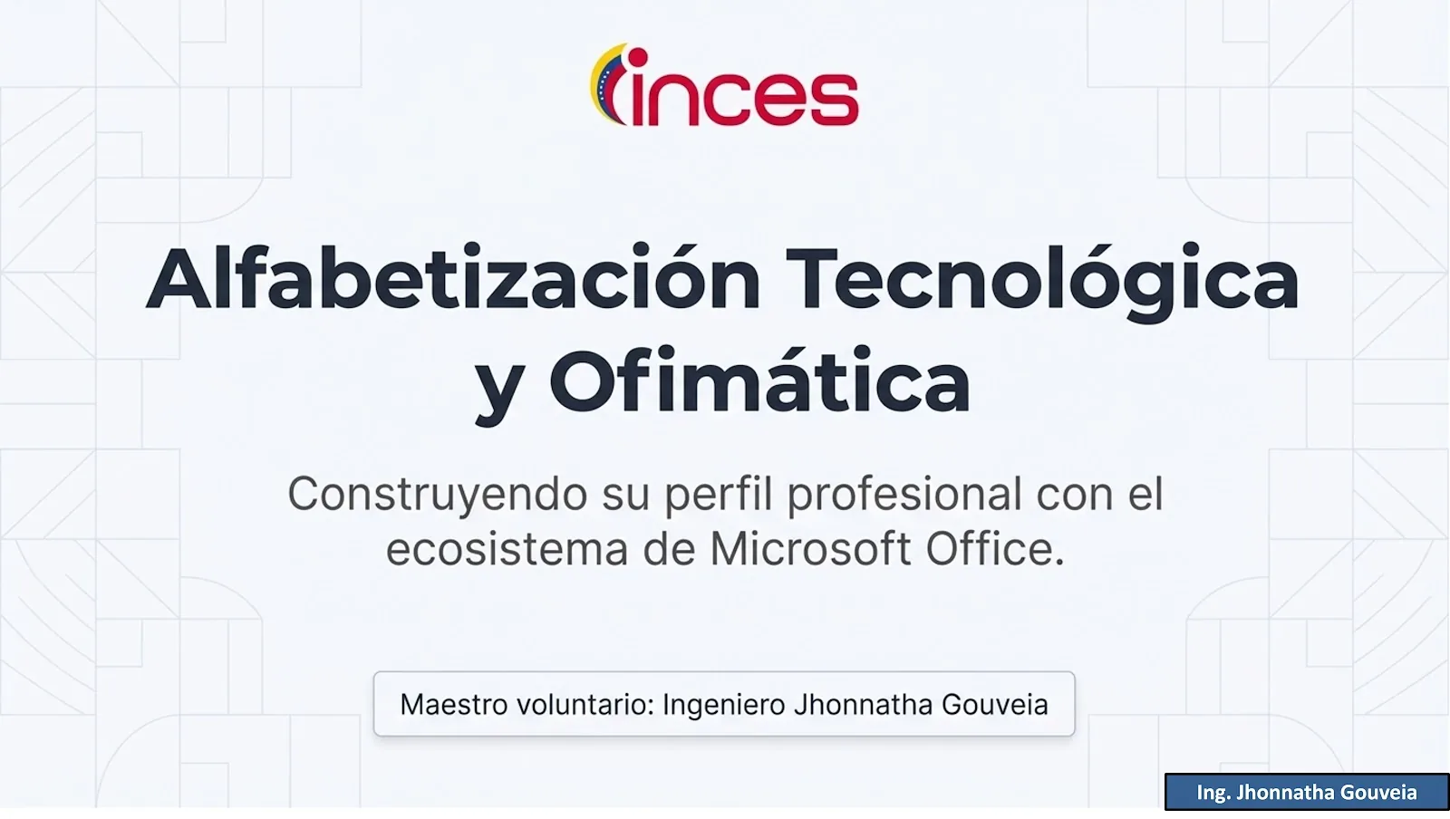 Alfabetización Tecnología y Ofimática