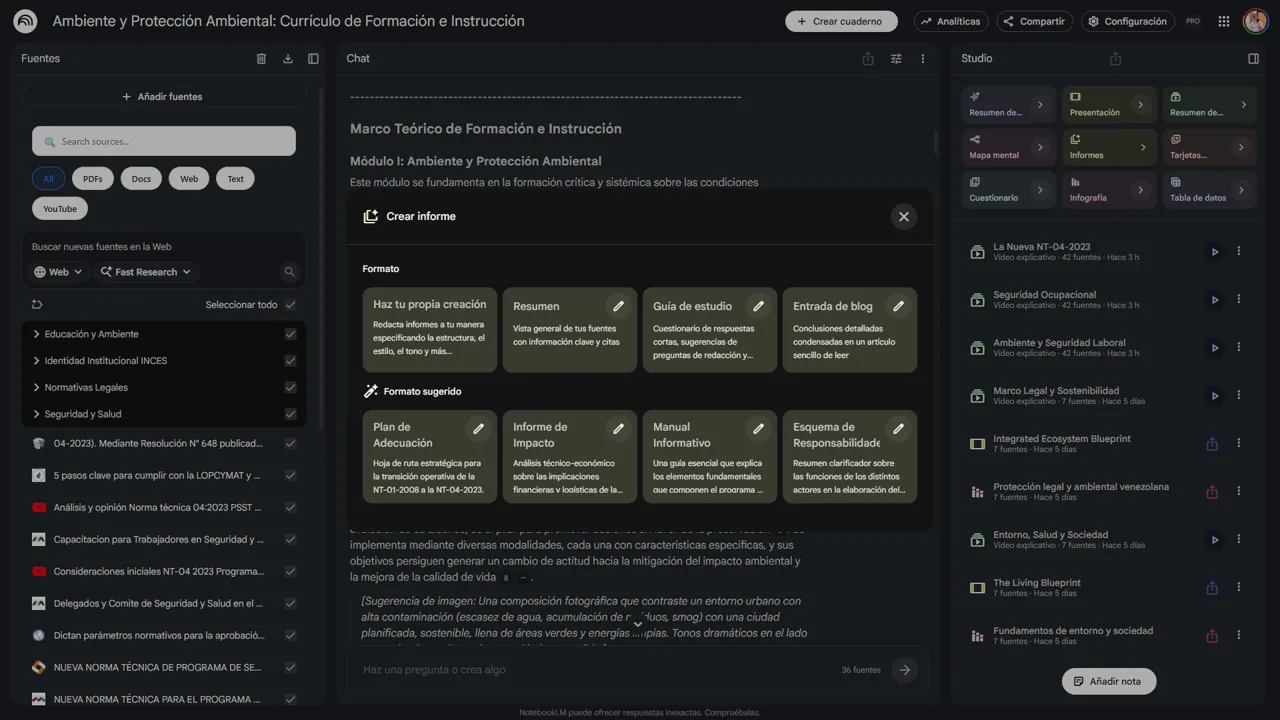 Guía de estudio NotebookLM